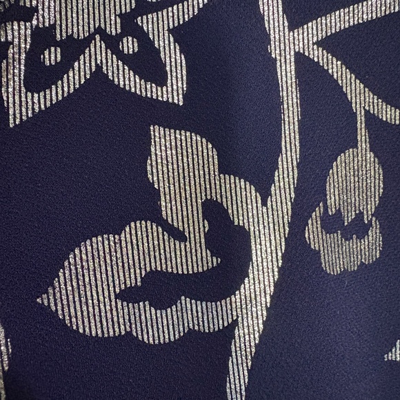 Beautiful party dress purpley silver lularoe xl hi low floral - Picture 3 of 5